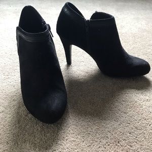 Black ankle booties